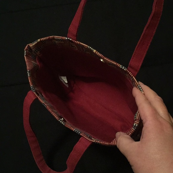 Longaberger American Flag Retired Tote & Key/Coin - Picture 3 of 8